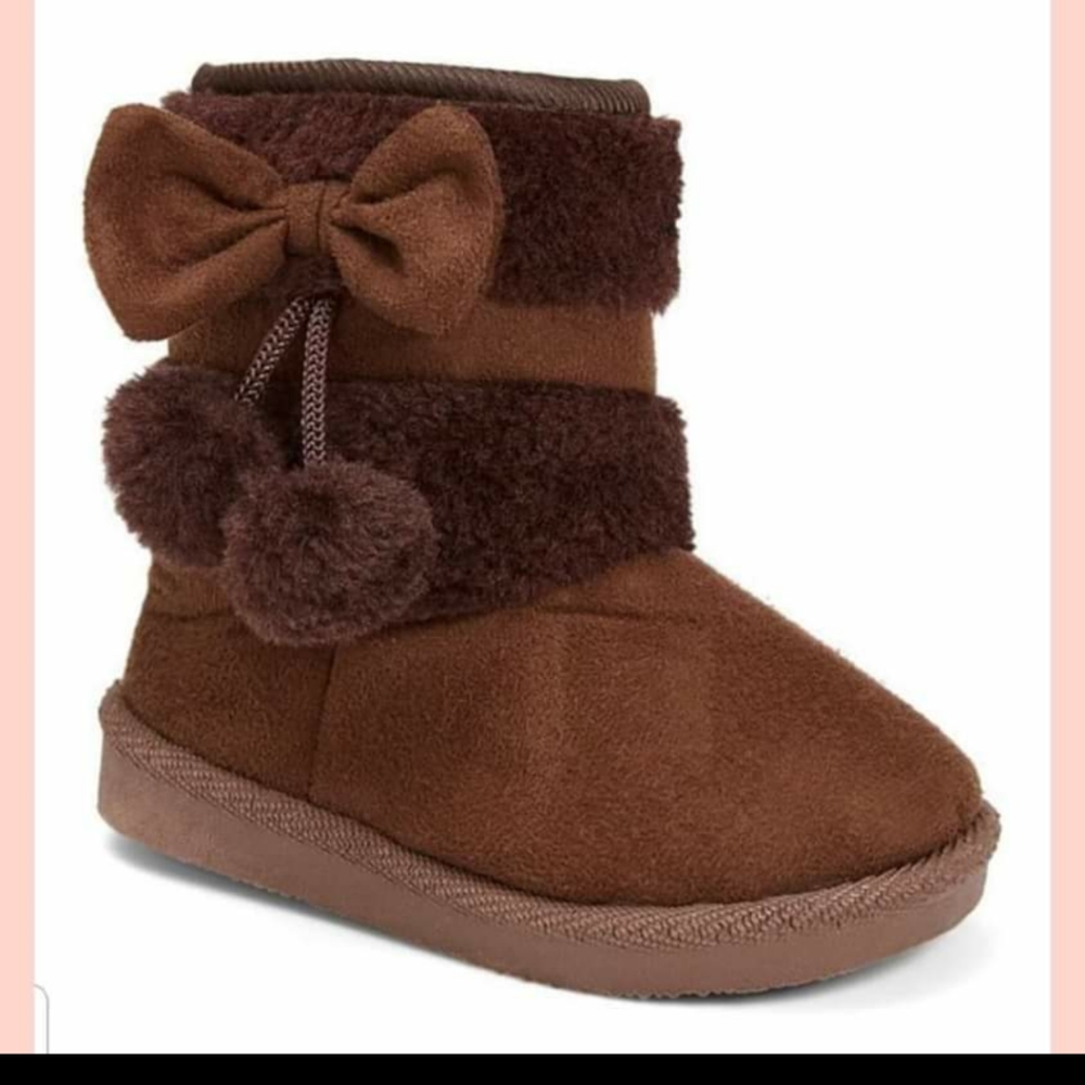 Brown Bow Tassel Boot